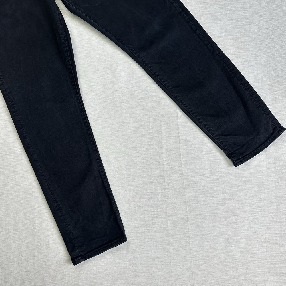 Todd Snyder Five Pocket Stretch Chino Jeans Men Measures 32 x 29.5 Black Faded - Picture 4 of 10